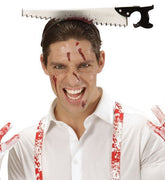Nessiworld Halloween Bloody Saw Head Prank Crown